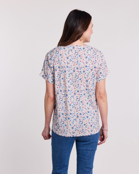 Challis V-Neck Top