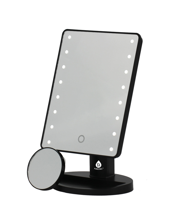 LED Vanity Mirror w/ 5X Detachable Mirror image number 4