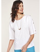 Peek-A-Boo Sleeve Top thumbnail number 1