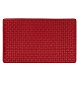 Woven-Embossed Faux Leather Anti Fatigue Mat thumbnail number 1