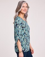 Essential Knit Tulip Sleeve Top thumbnail number 2