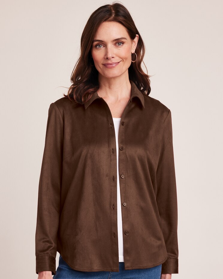 Micro Suede Big Shirt image number 1