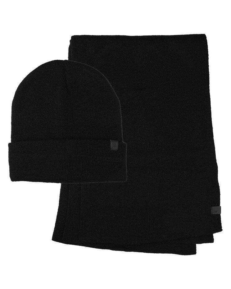 London Fog Beanie & Scarf Set image number 1
