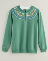 Better-Than-Basic Quarter-Zip Sweatshirt thumbnail number 1