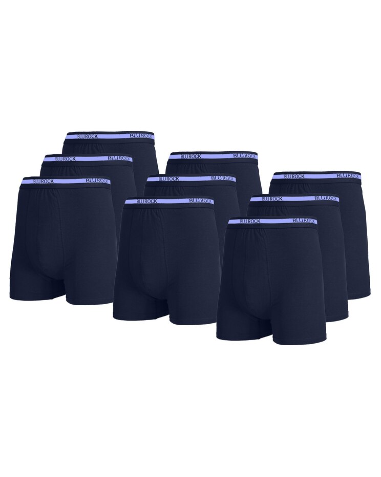 9-Pack Men's Stretch Cotton Boxer Briefs image number 1