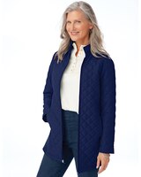 Diamond-Quilted Insulated Jacket thumbnail number 1