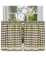 Buffalo Check Window Curtain Tier Pair thumbnail number 1