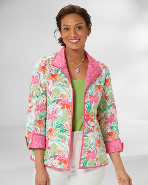 Limited-Edition Island Time Reversible Quilted Jacket