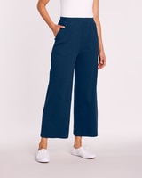 Essential Knit Wide Leg Cropped Pants thumbnail number 1