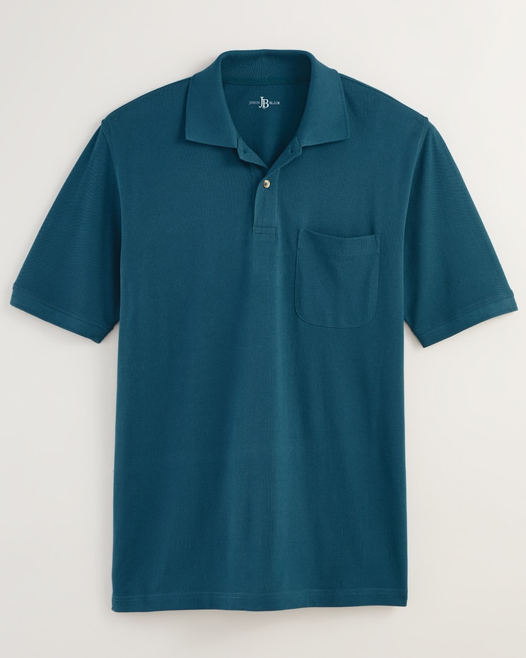 John Blair Short-Sleeve Piqué Knit Polo image number 7