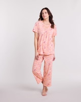 Floral Capri Pajama Set thumbnail number 1