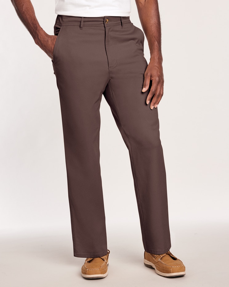 JohnBlairFlex Relaxed-Fit Back-Elastic Casual Chinos image number 1