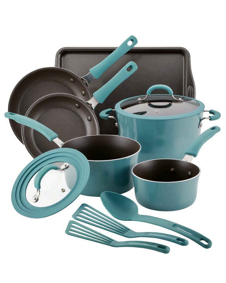 Rachael Ray - Cook + Create 11pc Nonstick Cookware Set image number 1