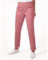 DenimEase™ Flat-Waist Straight Embellished Jeans thumbnail number 1