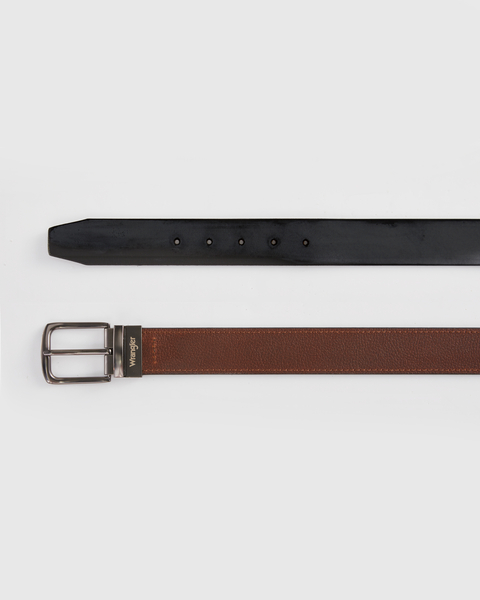 Wrangler® Leather Reversible Belt