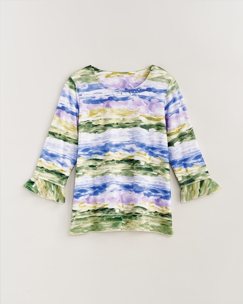 Alfred Dunner® Santa Fe Watercolor Knit Top