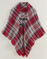 Plaid Poncho thumbnail number 1