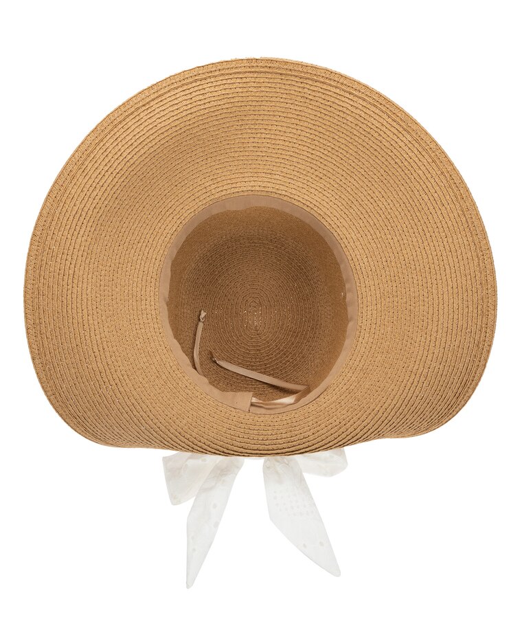 Womens Ultrabraid Fold Back Bow Sun Hat image number 2