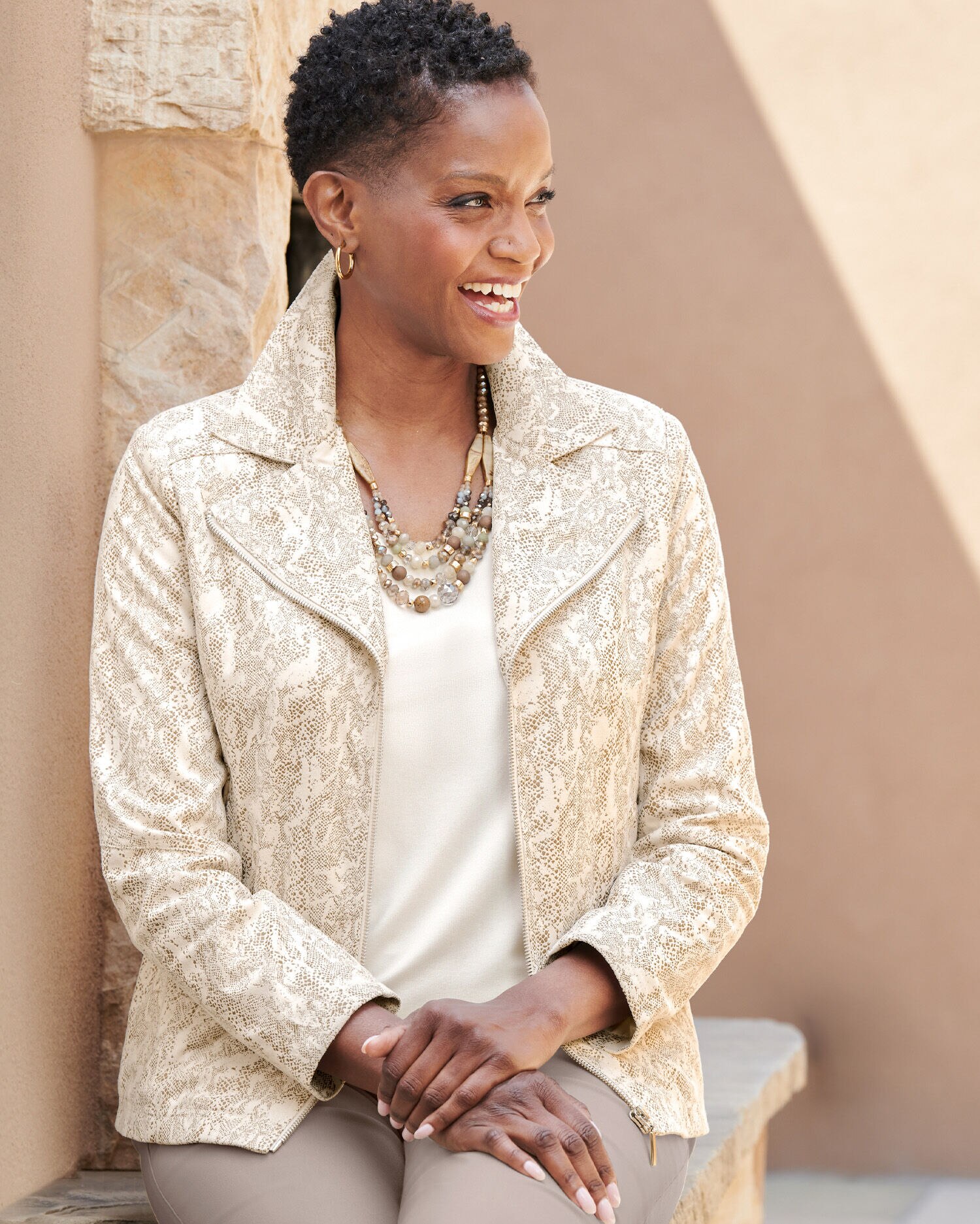 Python Microsuede Jacket Blair