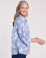 Alfred Dunner® In Full Bloom Stripe Shirt thumbnail number 2