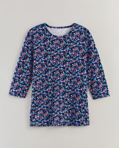 Three-Quarter Sleeve Anytime Tee