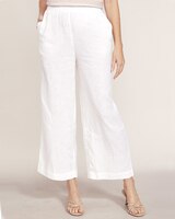 Linen Cropped Pants thumbnail number 1