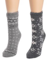MUK LUKS Novelty Insulated Socks 2pr thumbnail number 4