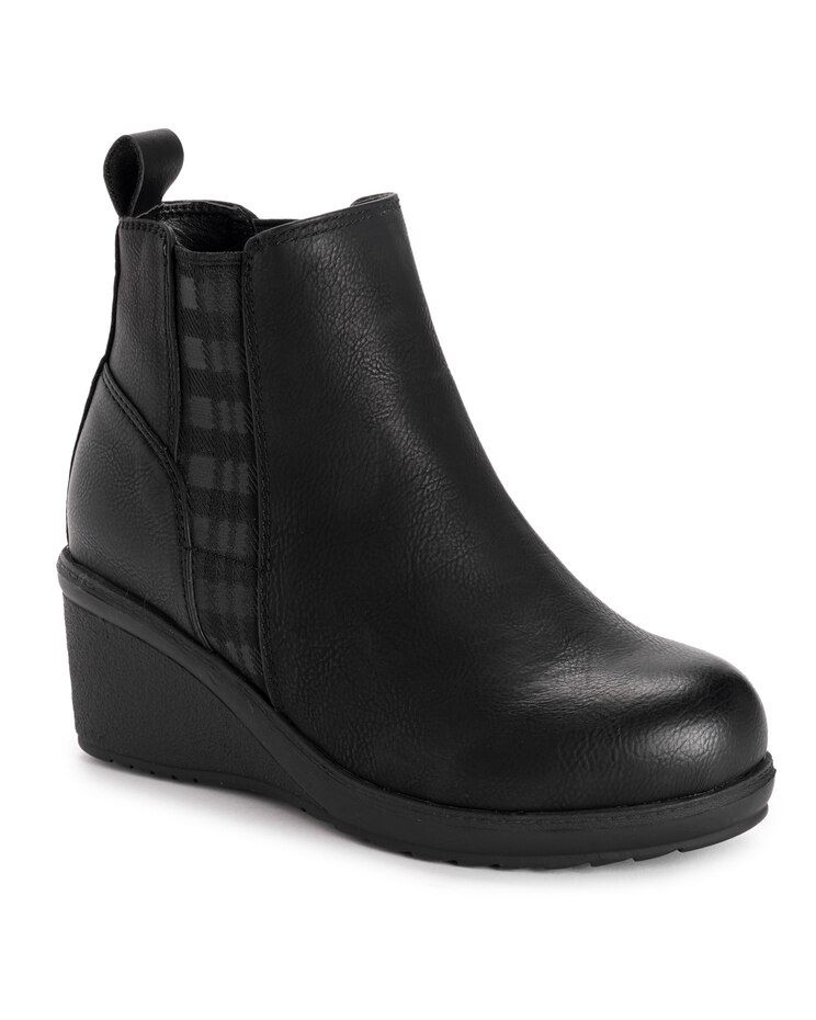 MUK LUKS Englander Oxford Wedge Booties image number 1