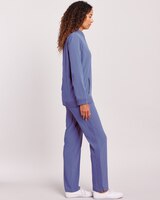 Rib Trim Pants Set thumbnail number 2