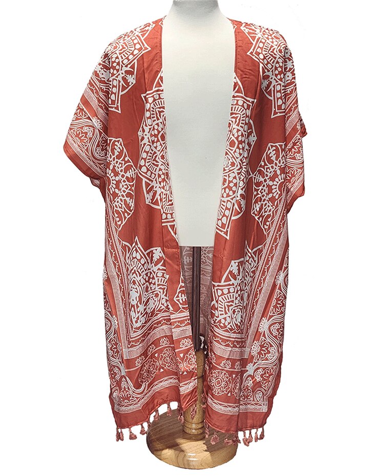 Linda Anderson Women's Kimono - Terra image number 1