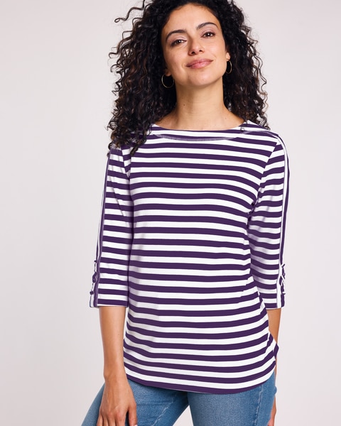 Criss-Cross Sailor Top