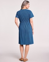 Knit Denim Dress thumbnail number 3
