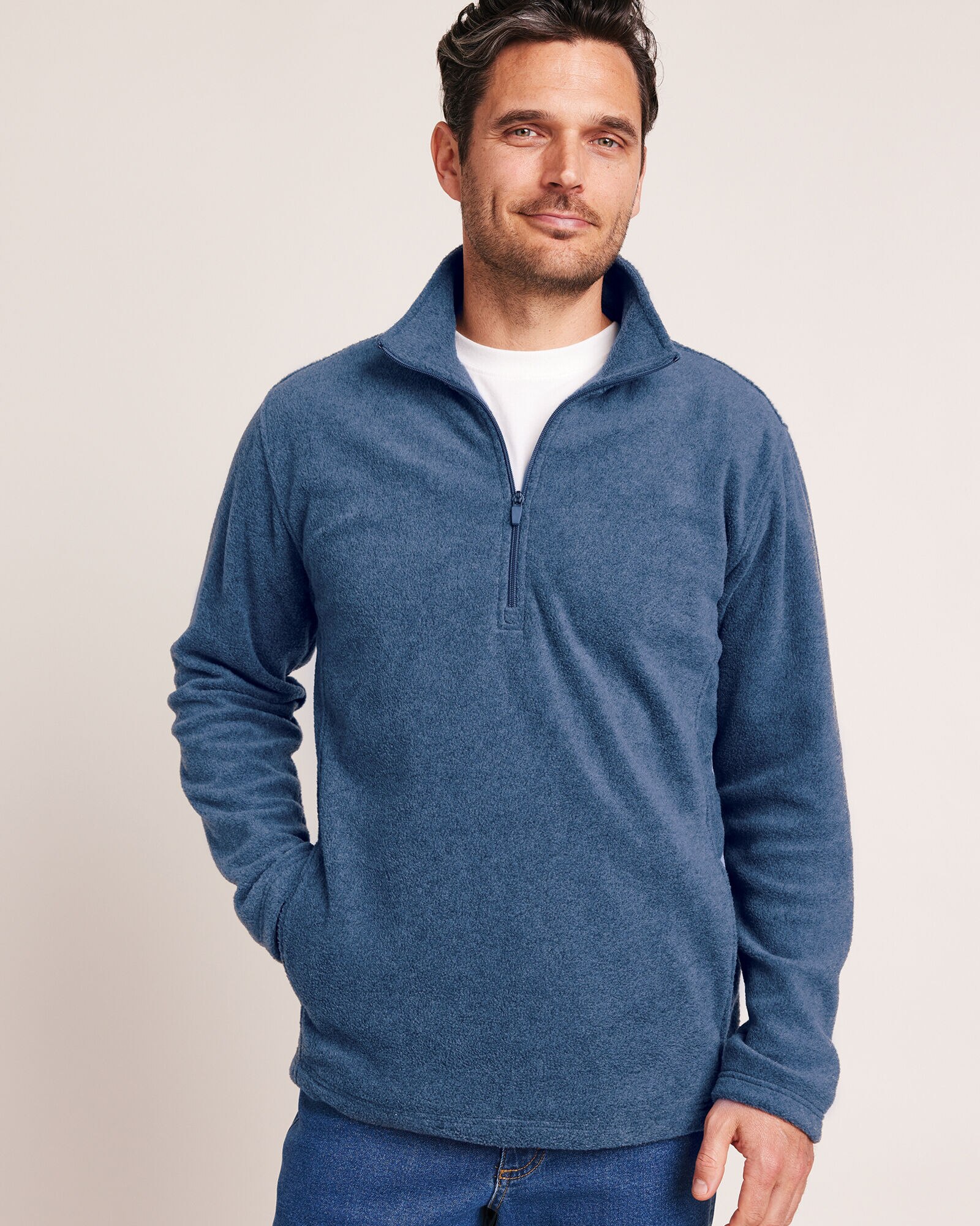 John Blair Fleece Half Zip Pullover Blair