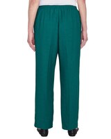 Alfred Dunner® Emerald Isle Classic Emerald Short Length Pant thumbnail number 3