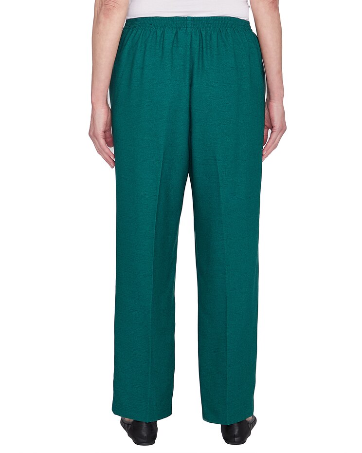 Alfred Dunner® Emerald Isle Classic Emerald Short Length Pant image number 3