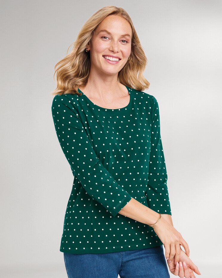 Prima™ Cotton Dot Tee image number 1