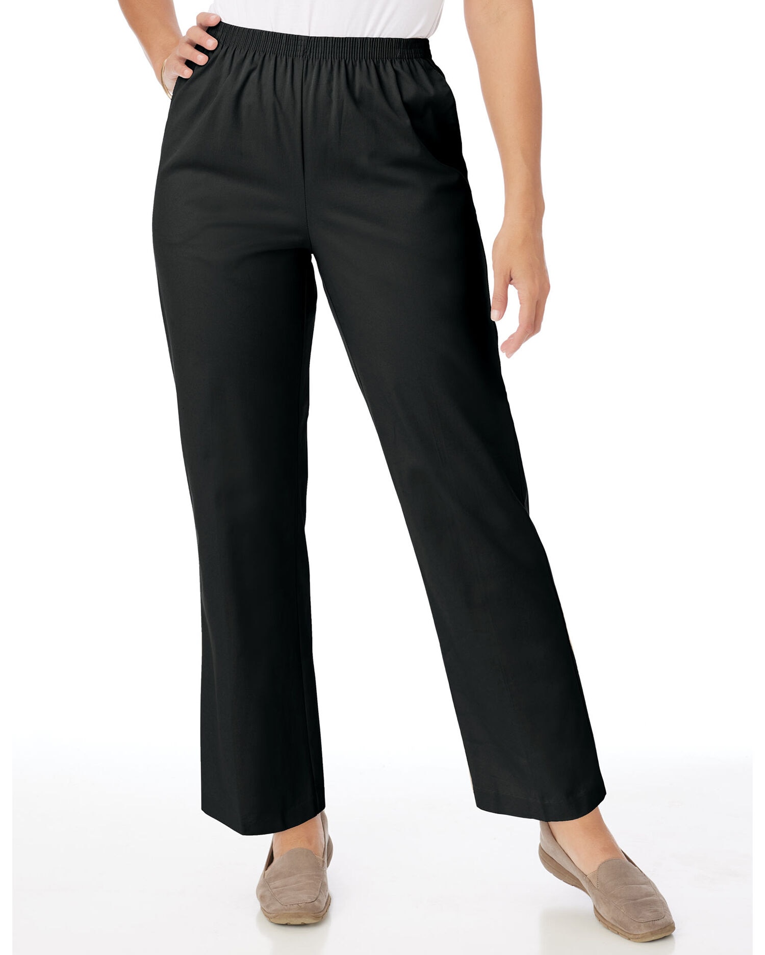 Alfred Dunner Stretch Twill Pants Blair