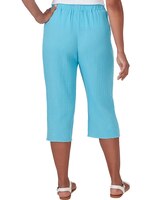 Alfred Dunner® Summer Breeze Double Gauze Capri Pant thumbnail number 2