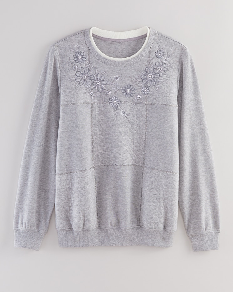 Alfred Dunner® Casual Fridays Embroidered Top image number 2