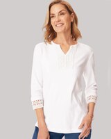 Lace Trim Pullover thumbnail number 1