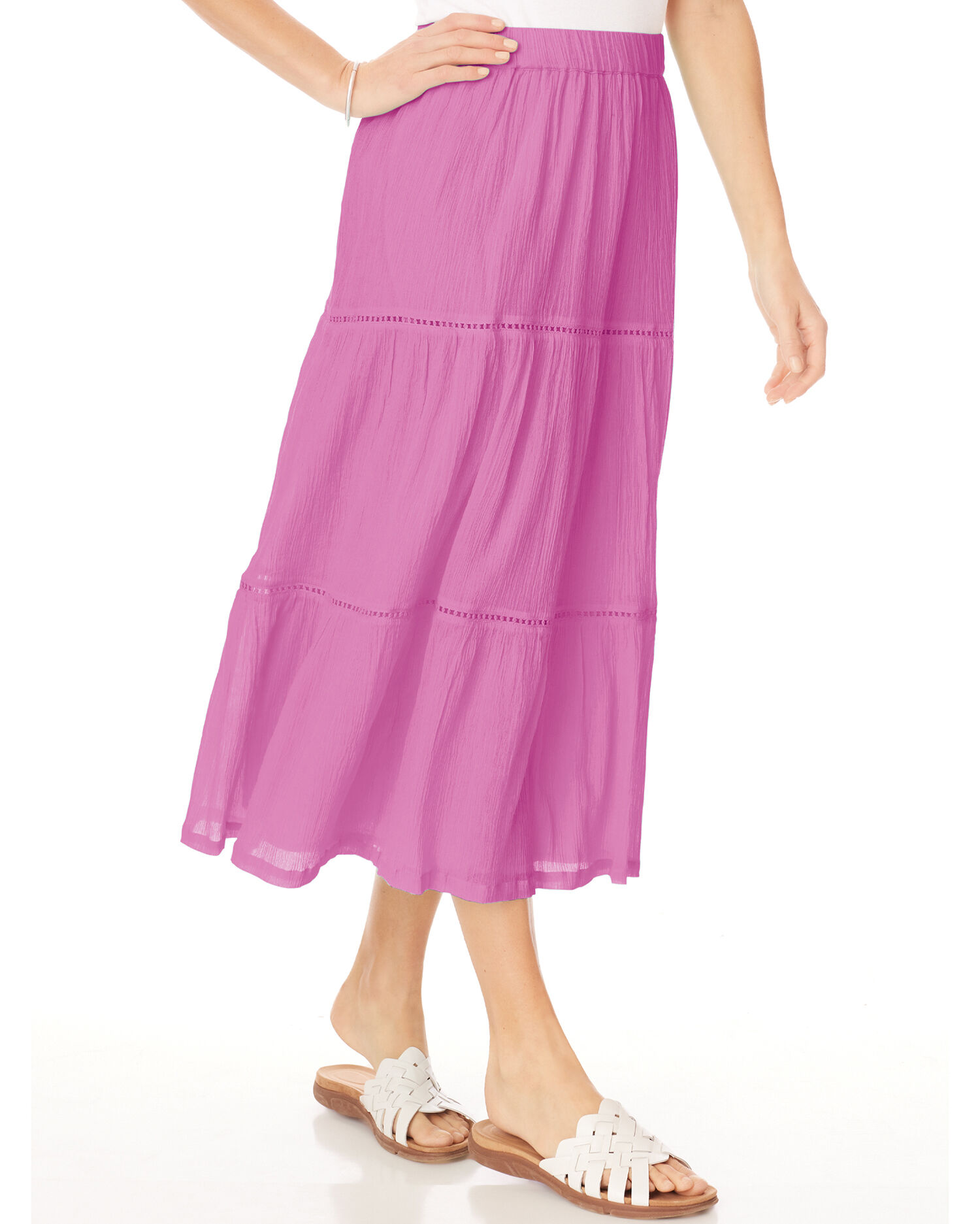 Tiered sale gauze skirt