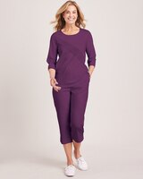 Pintuck Top Capris Set thumbnail number 1