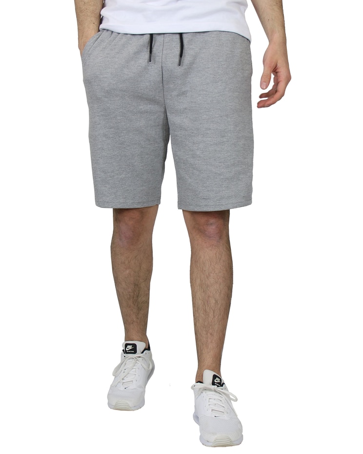 Men's Slim Fit Tech Fleece Performance Shorts With Heat Seal Zipper Pocket image number 1