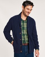 John Blair® Fisherman Shawl Collar Cardigan thumbnail number 1