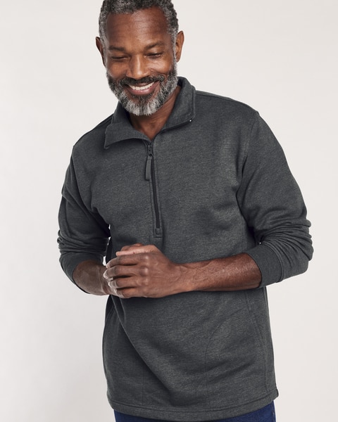 John Blair Supreme Fleece Half-Zip Sweatshirt