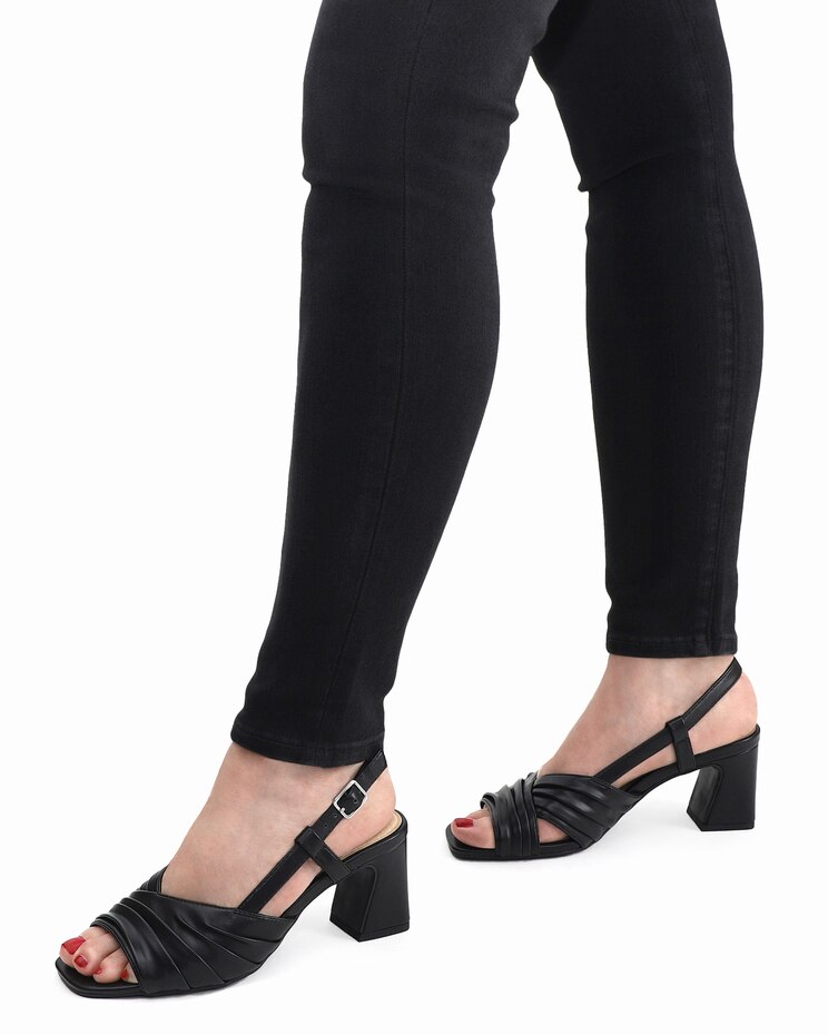 Easy Street® Lucie Square Toe Sandals image number 9
