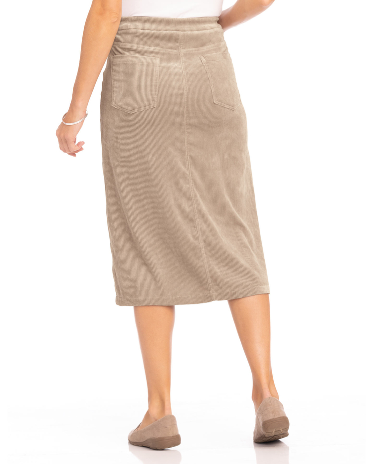 Corduroy Midi Skirt image number 2