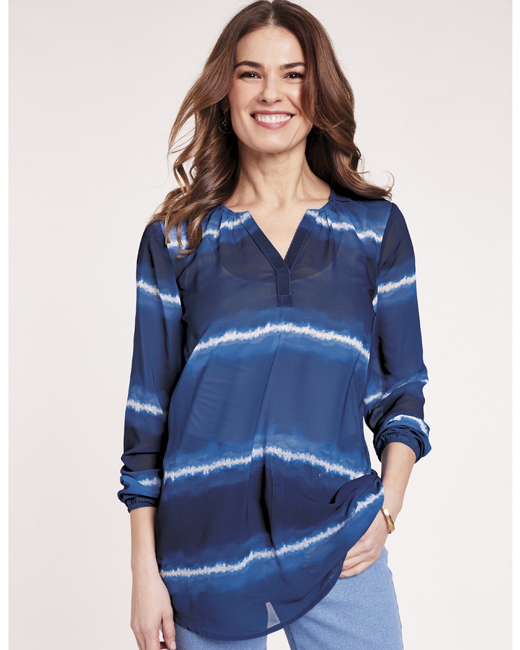 Tie-Dye Popover Tunic image number 1