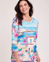 Alfred Dunner® Italian Seaside Knit Top thumbnail number 1