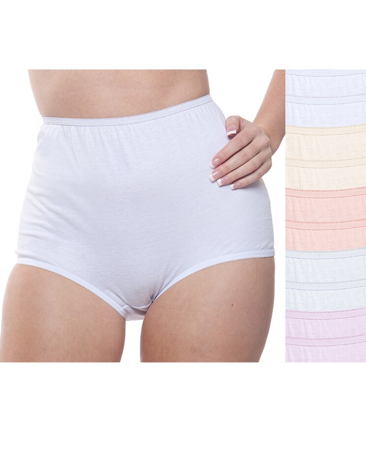 100% Cotton Full Coverage Panty, 10-Pack image number 2